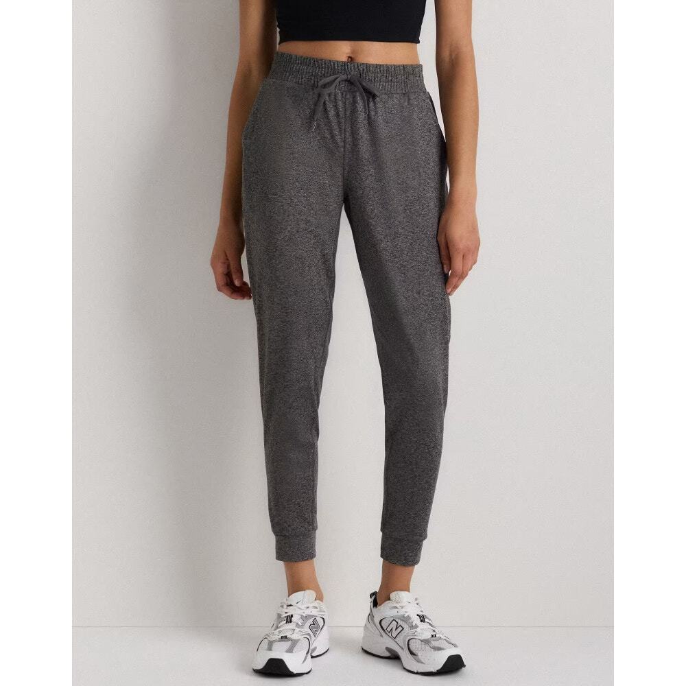 Quince Heather Charcoal Gray Jogger Track Pants